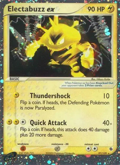 Electabuzz ex - 97/109 - Ruby & Sapphire