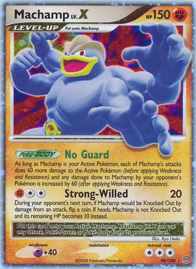 Machamp Lv.X - 98/100 - StormFront
