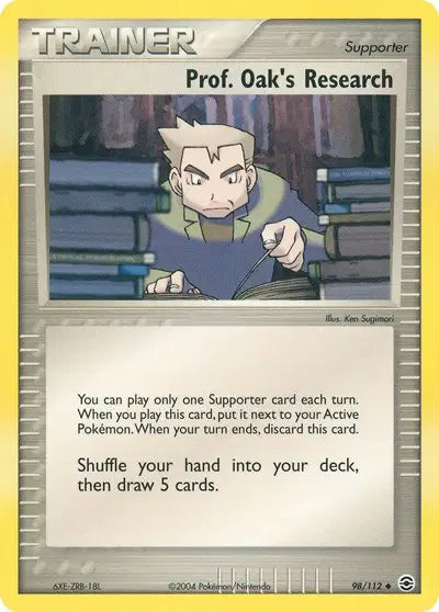 Prof. Oak's Research - 98/112 - Ex FireRed & LeafGreen