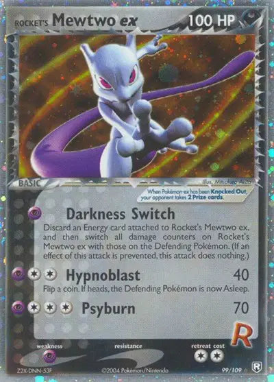 Rocket's Mewtwo ex - 99/109 - EX Team Rocket Returns