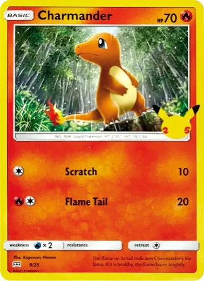 Charmander - 9 - McDonald's 25th Anniversary Promos
