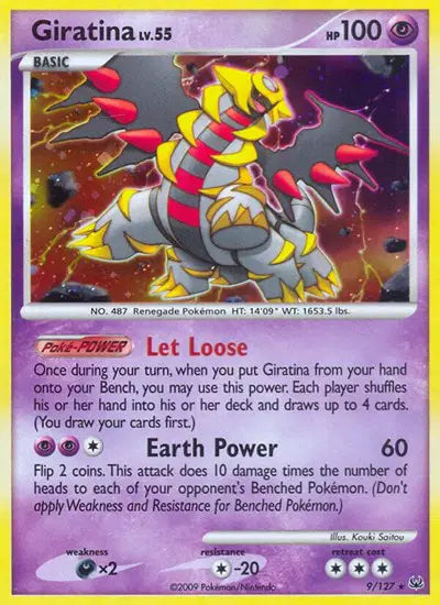 Giratina Lv. 55 - 9/127 - Platinum