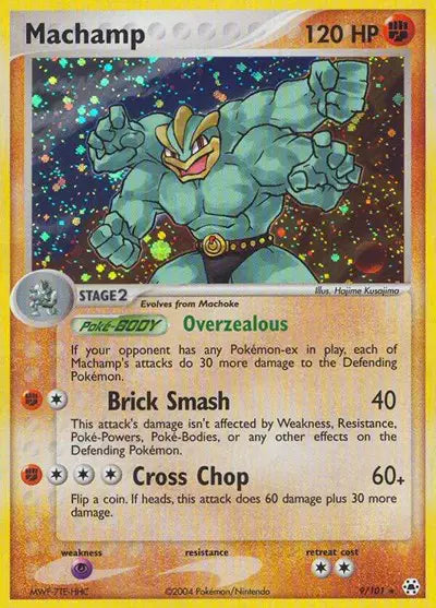 Machamp - 9/101 - EX Hidden Legends