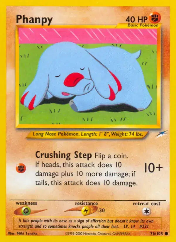 Phanpy - 76/105 - Neo Destiny