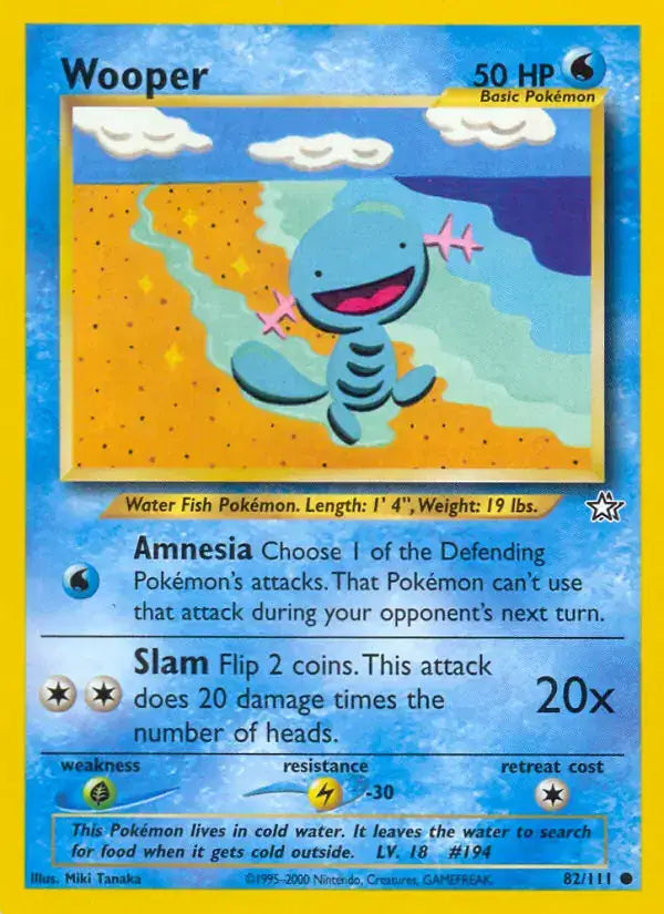 Wooper - 82/111 - Neo Genesis