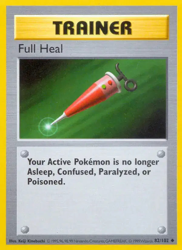 Full Heal - 82/102 - Shadowless - Base Set