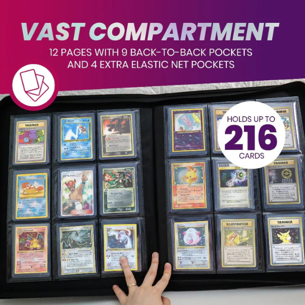 TopLoader Binder - 216 cards - Black