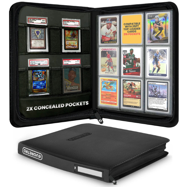 TopLoader Binder - 216 cards - Black
