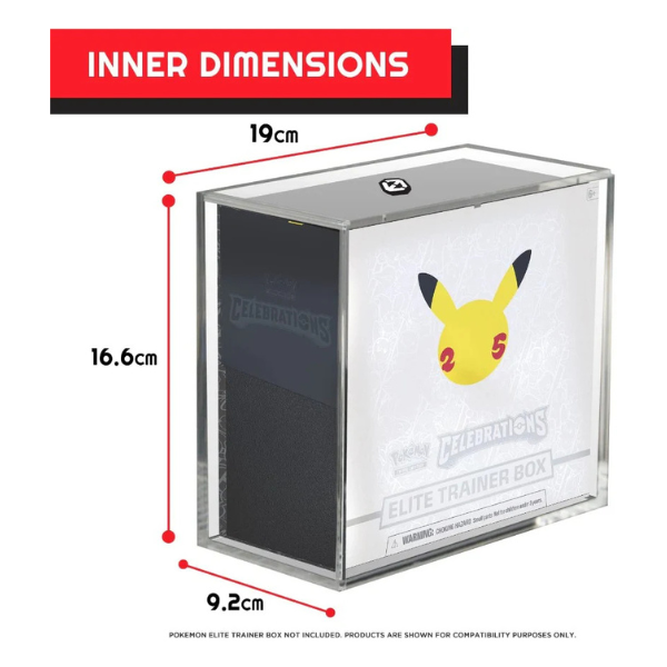 Acrylic Display Case for ETB Pokémon