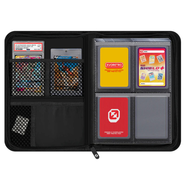 Compact 2 x 2 Top Loader Binder - 96 cards - Black