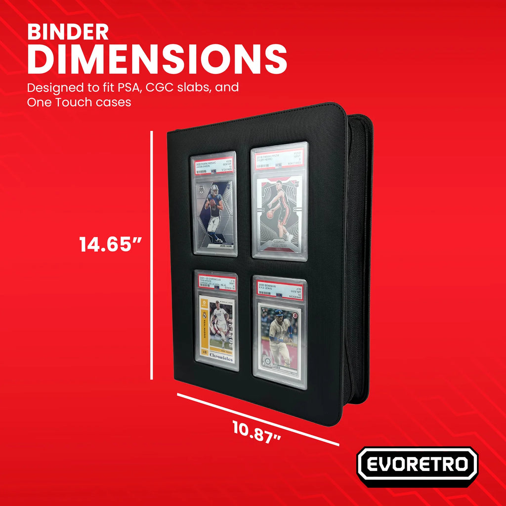 Prenium PSA Slab Binder - 36 slabs - Black