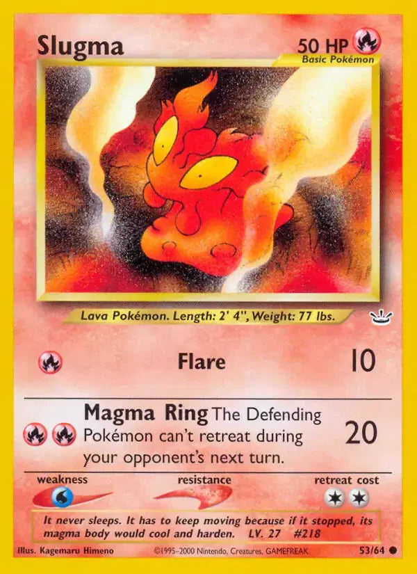 Slugma - 53/64 - Neo Revelation