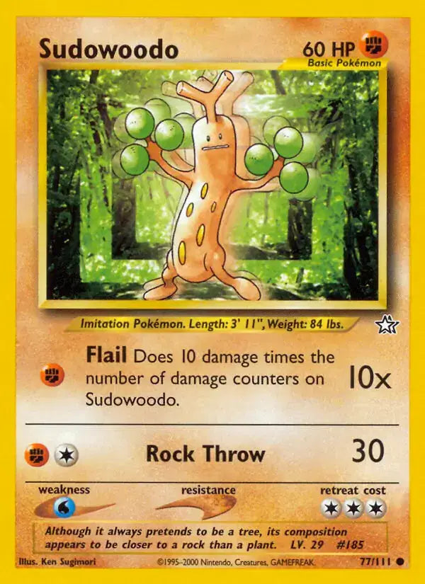 Sudowoodo - 77/111 - Neo Genesis