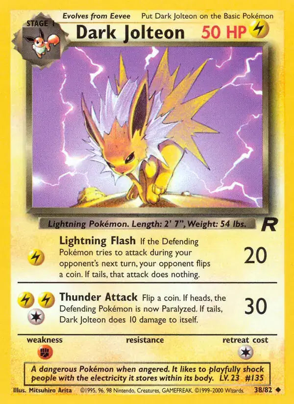 Dark Jolteon - 38/82 - Team Rocket