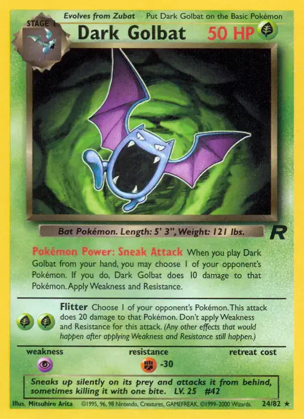 Dark Golbat - 24/82 - Team Rocket