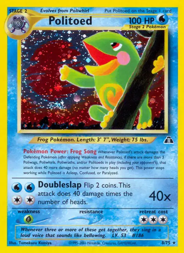 Politoed - 8/75 - Neo Discovery