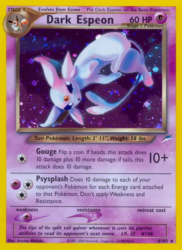Dark Espeon - 4/105 - Neo Destiny