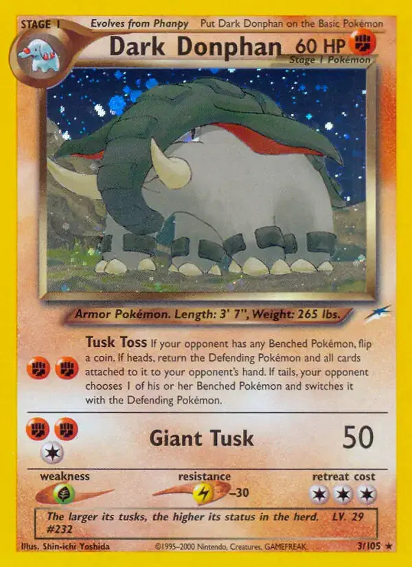 Dark Donphan - 3/105 - Neo Destiny