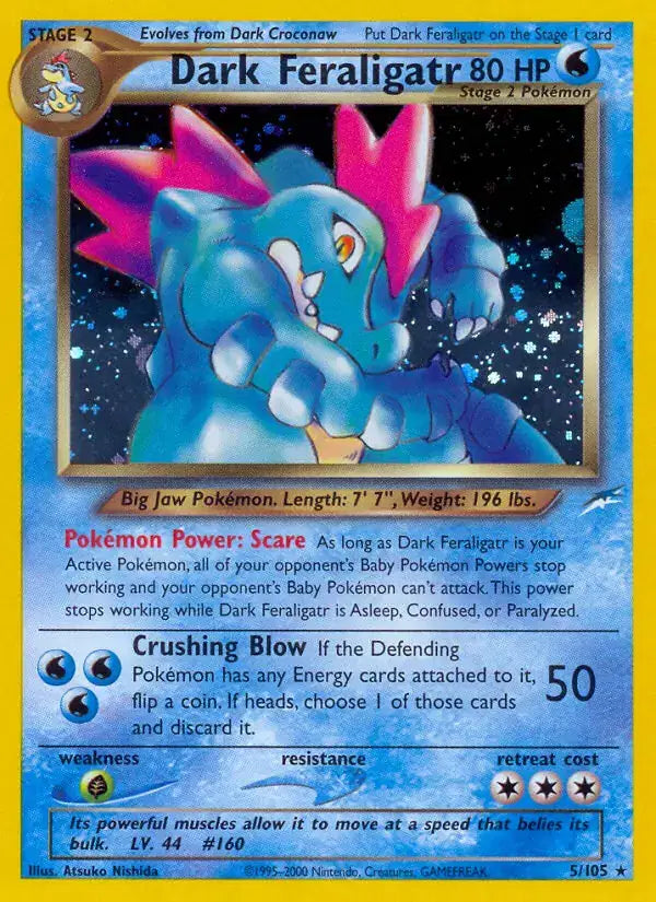 Dark Feraligatr - 5/105 - Neo Destiny