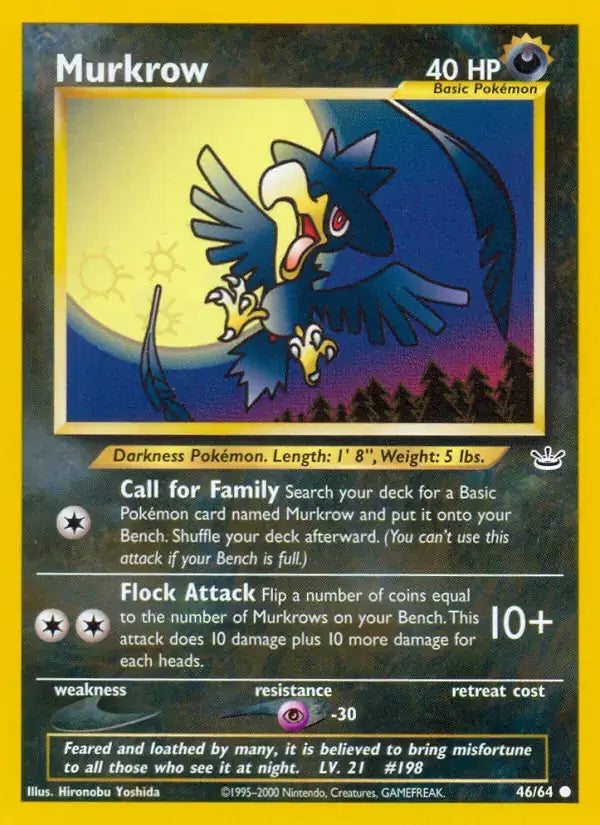 Murkrow - 46/64 - Neo Revelation