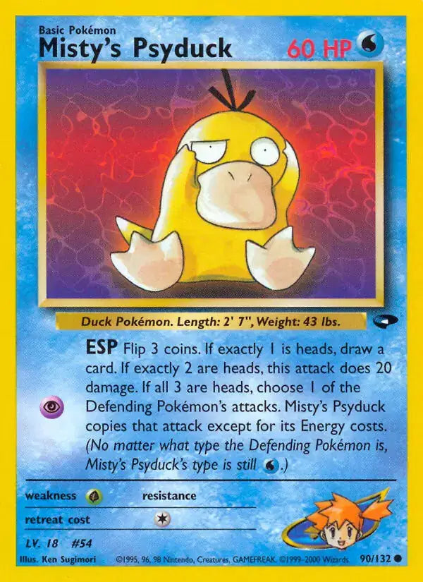 Misty's Psyduck - 90/132 - Gym Challenge