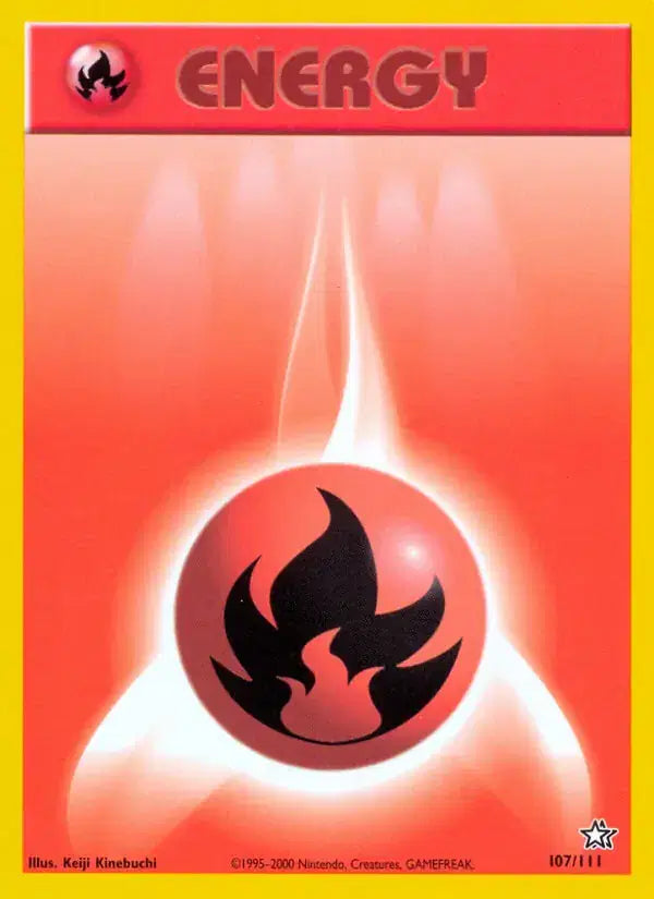 Fire Energy - 107/111 - Neo Genesis