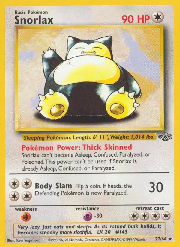Snorlax - 27/64 - Jungle