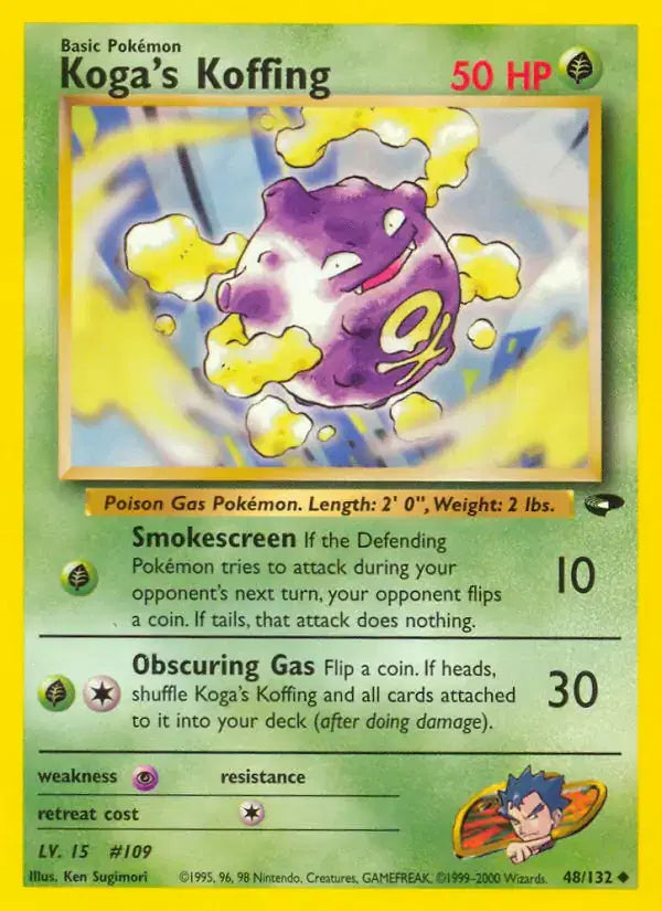 Koga's Koffing - 48/132 - Gym Challenge