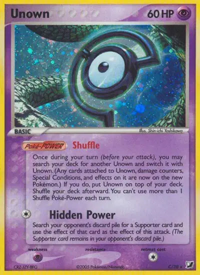 Unown C - C/28 - Unseen Forces