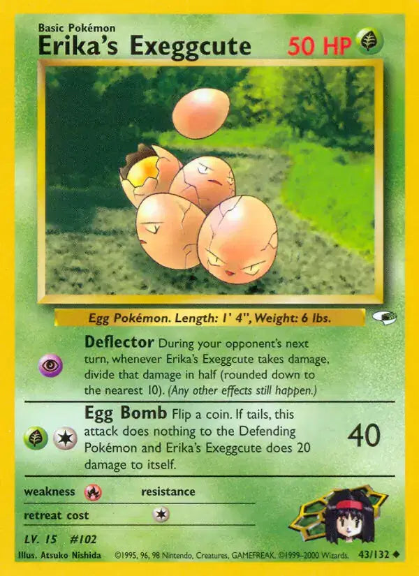 Erika's Exeggcute - 43/132 - Gym Heroes
