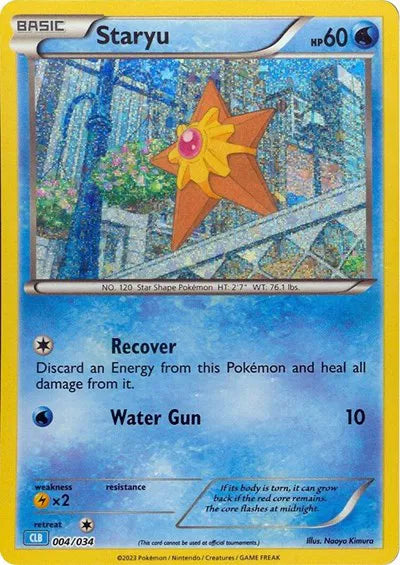 Staryu - 004/034 - CLB - Trading Card Game Classic