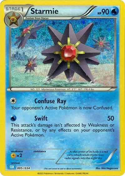 Starmie - 005/034 - CLB - Trading Card Game Classic