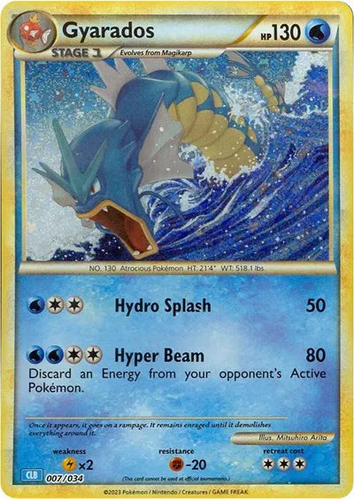 Gyarados - 007/034 - CLB - Trading Card Game Classic