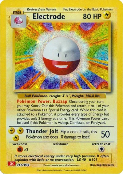 Electrode - 011/034 - CLC - Trading Card Game Classic