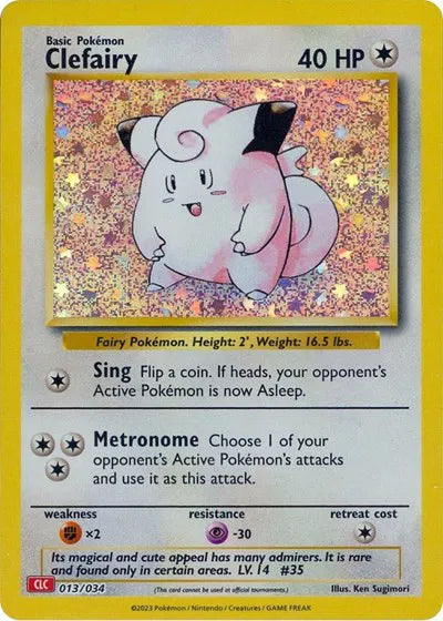 Clefairy - 013/034 - CLC - Trading Card Game Classic