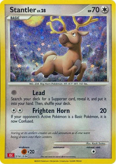Stantler - 016/034 - CLC - Trading Card Game Classic