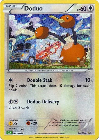 Doduo - 013/034 - CLV - Trading Card Game Classic