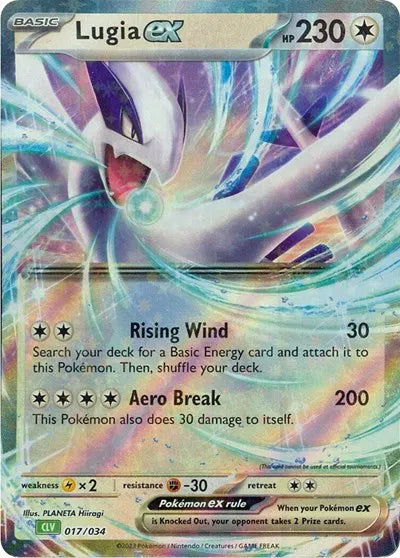 Lugia ex - 017/034 - CLV - Trading Card Game Classic