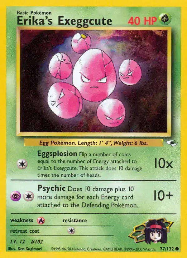 Erika's Exeggcute - 77/132 - Gym Heroes