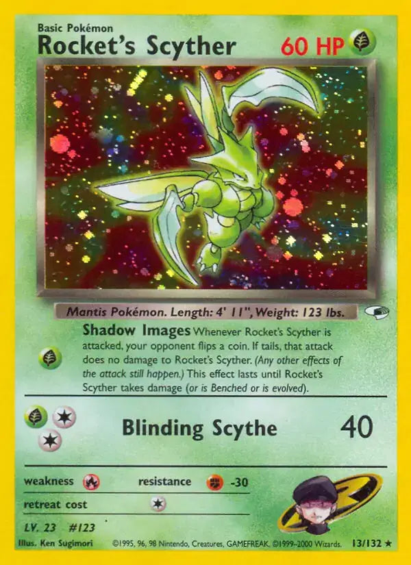 Rocket's Scyther - 13/132 - Gym Heroes