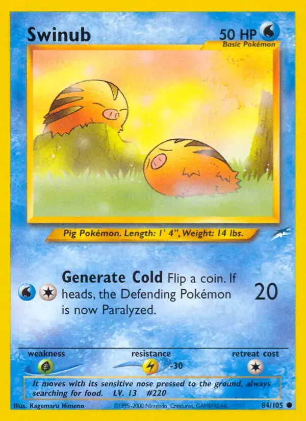 Swinub - 84/105 - Neo Destiny