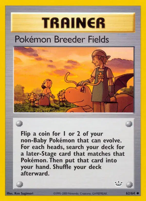 Pokemon Breeder Fields - 62/64 - Neo Revelation