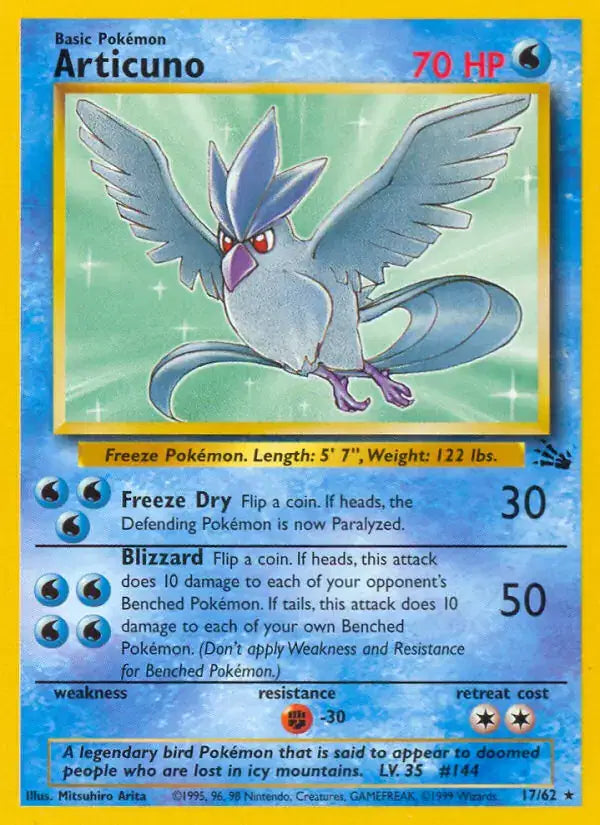 Articuno -17/62 - Fossil