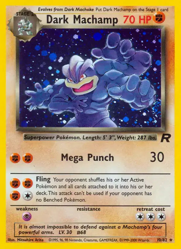 Dark Machamp - 10/82 - Team Rocket