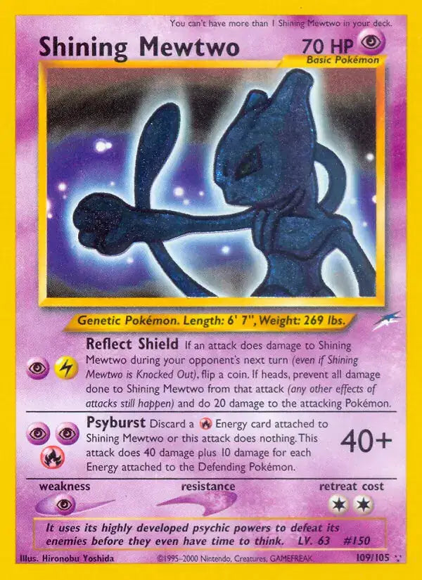Shining Mewtwo - 109/105 - Neo Destiny