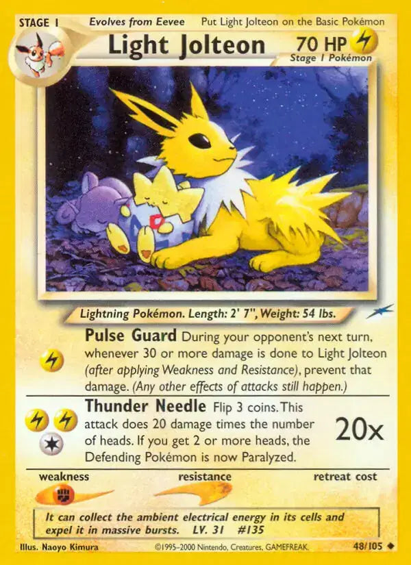 Light Jolteon - 48/105 - Neo Destiny