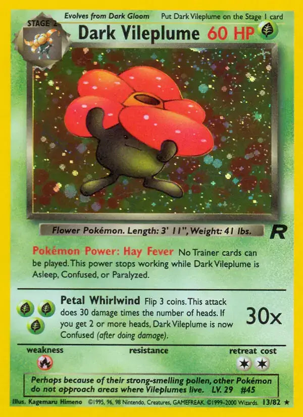 Dark Vileplume - 13/82 - Team Rocket