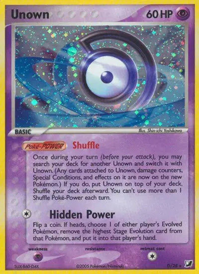 Unown D - D/28 - Unseen Forces