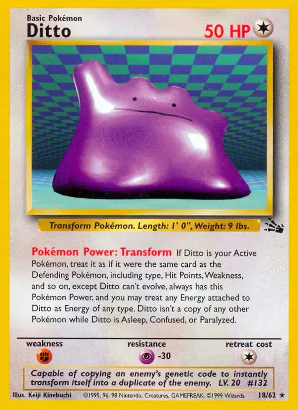 Ditto - 18/62 - Fossil