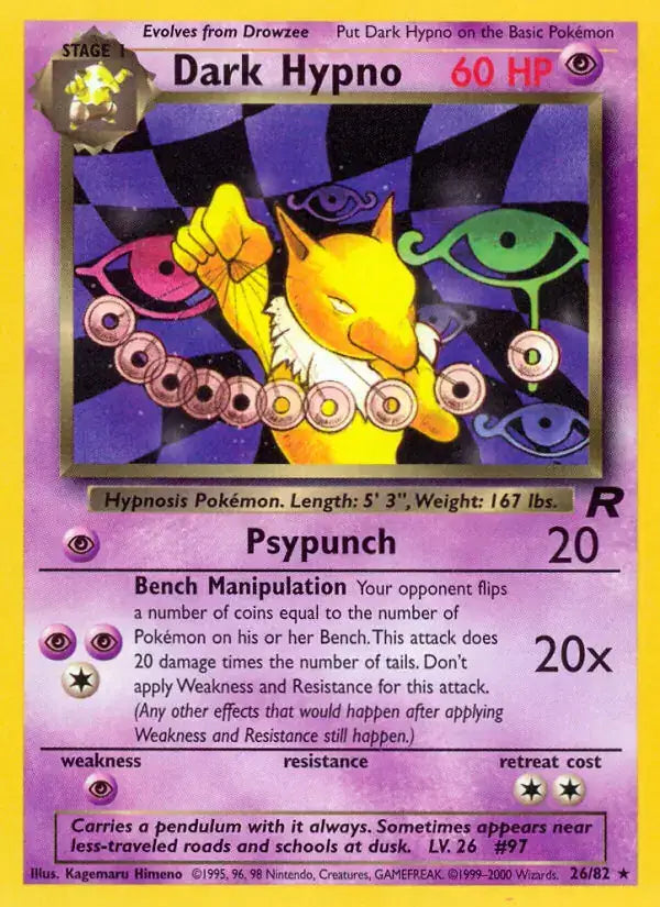 Dark Hypno - 26/82 - Team Rocket